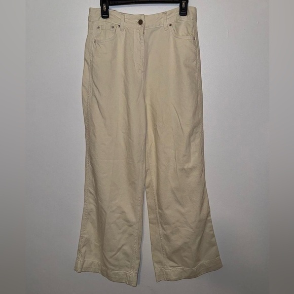 Zara Cream Trousers - Picture 1 of 3